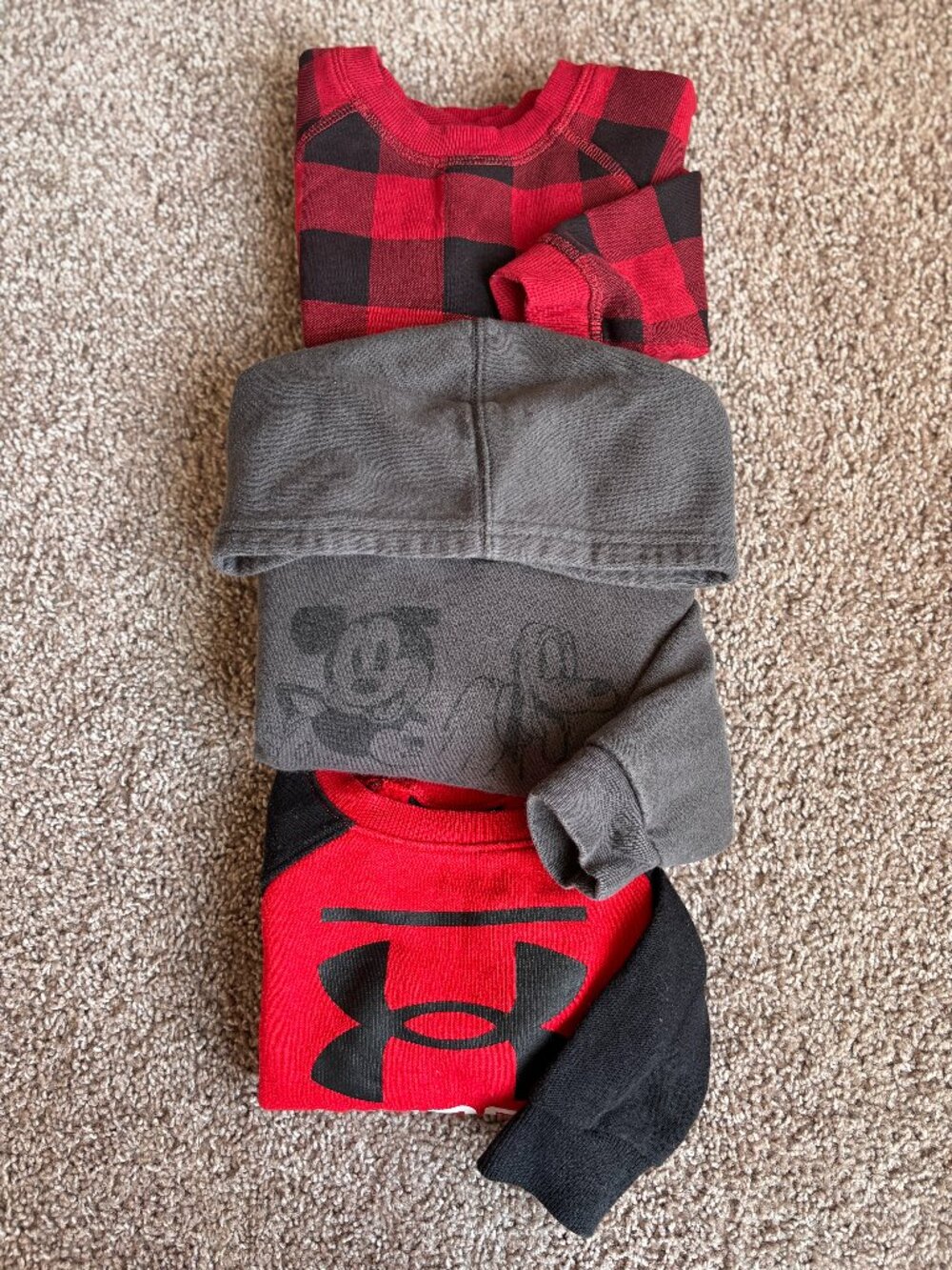 Toddler Boys Sweater Bundle Lot Size 18-24mo Ripzone GAP Under Armour